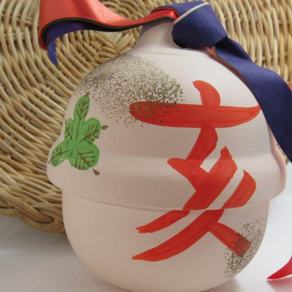 Ceramic Collectible Japanese Bell, good luck charm - Picture 3 of 8